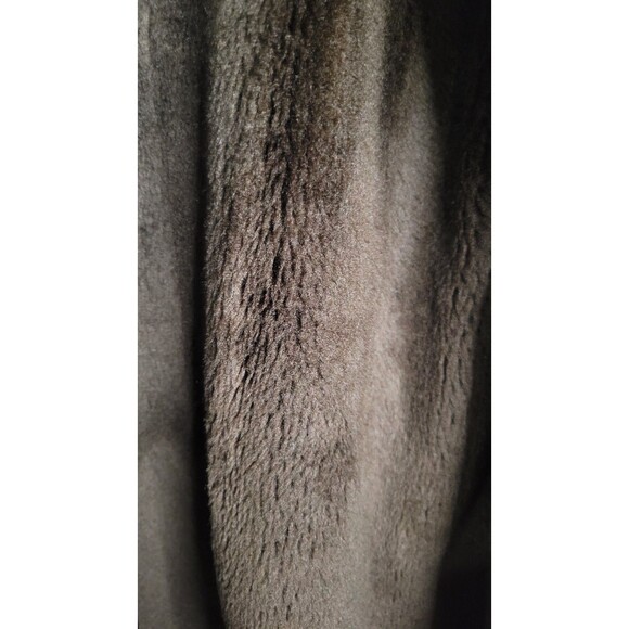 Vintage Botany 500 Men’s 40 Long Wool Coat Camel Tan Faux Fur Lined Overcoat - Picture 12 of 12